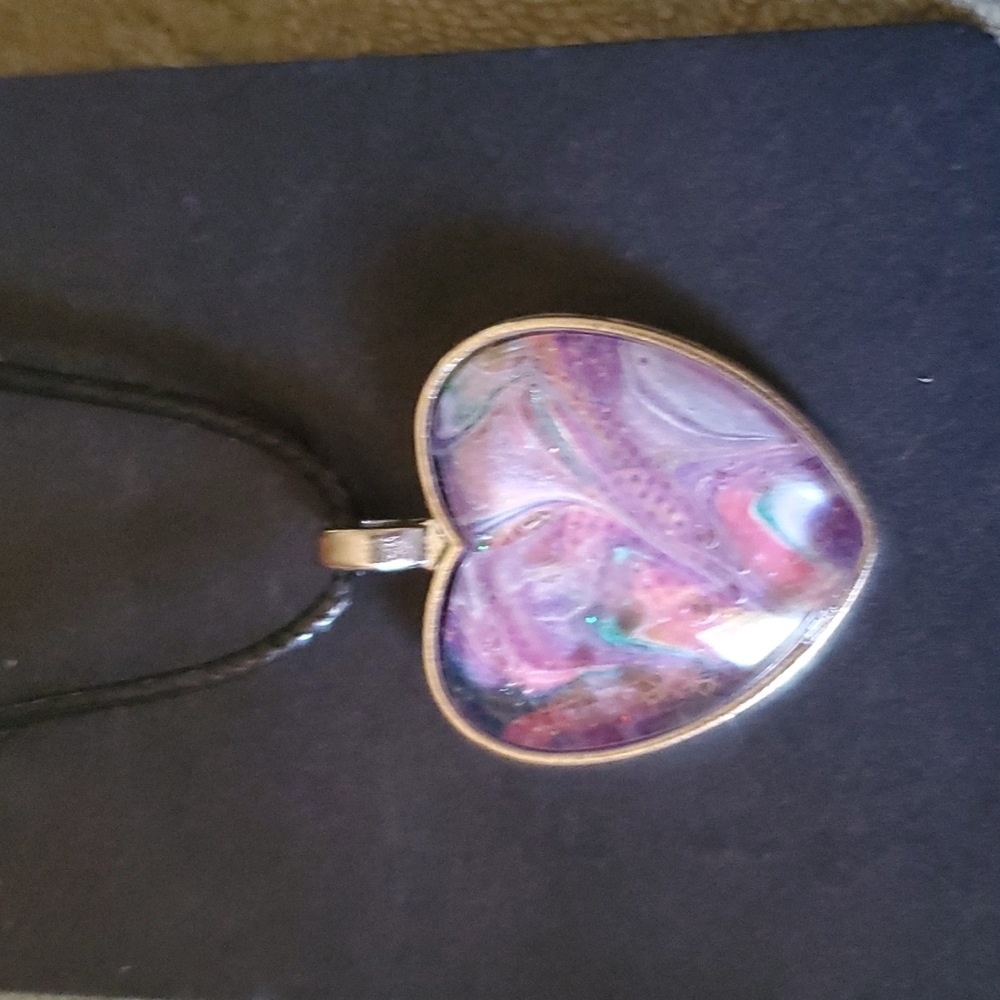Handmade heart necklace  💓